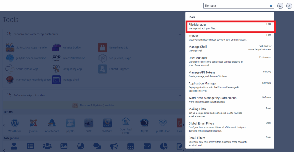 et skærmbillede af en computer