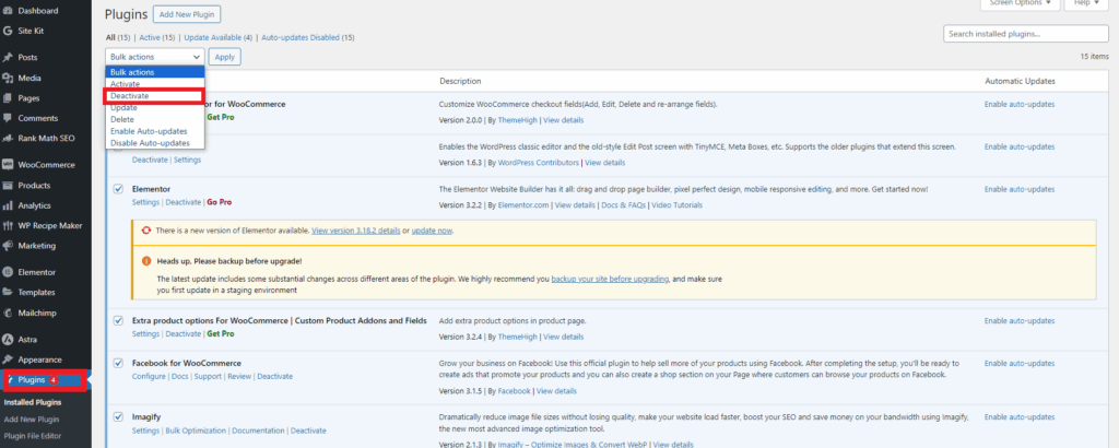 et skærmbillede af en computer