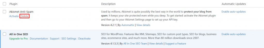 Remove Unnecessary Themes Plugins