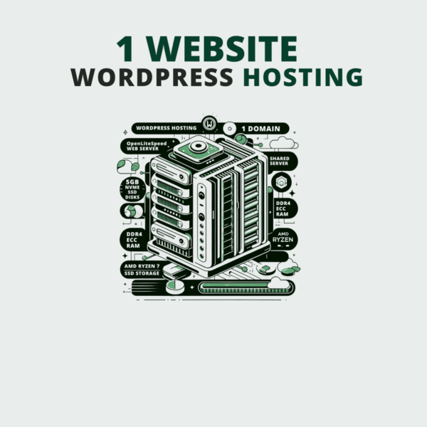 WordPress Hosting - 1 side